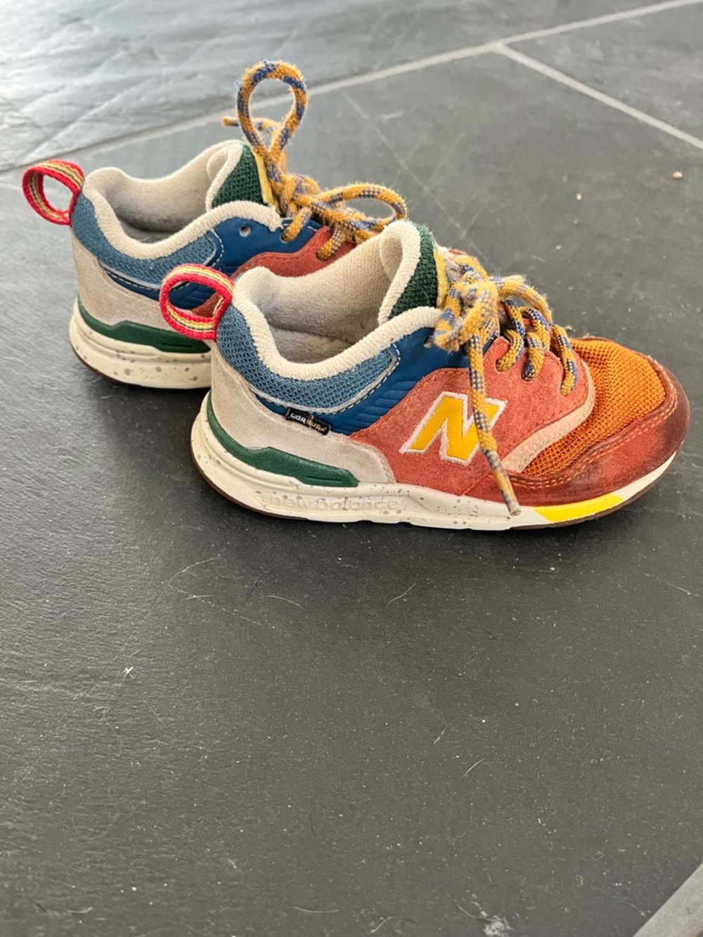 New Balance 997H Toddler Vintage Orange Cordura IC997HCZ Size 9 M NWOB 997 NOS